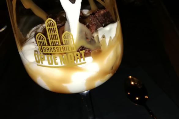 gerecht in glas bij Tim