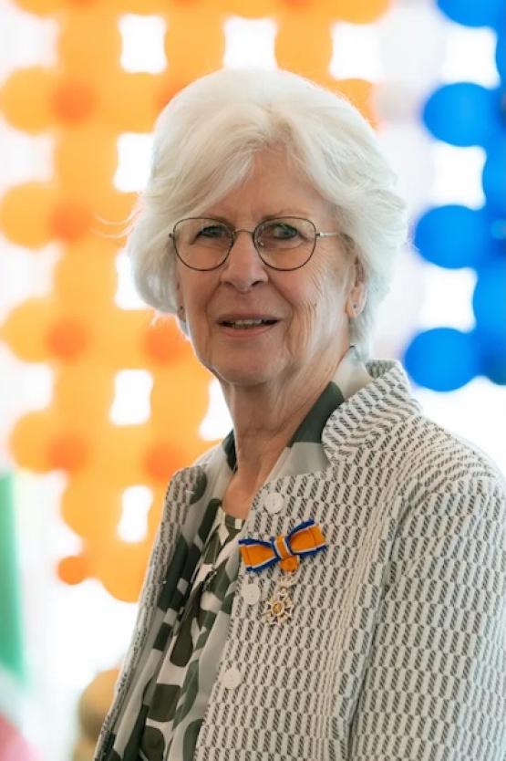 Jeanne met koninklijke  onderscheiding 24-04-2026