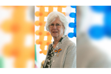 Jeanne met koninklijke  onderscheiding 24-04-2026